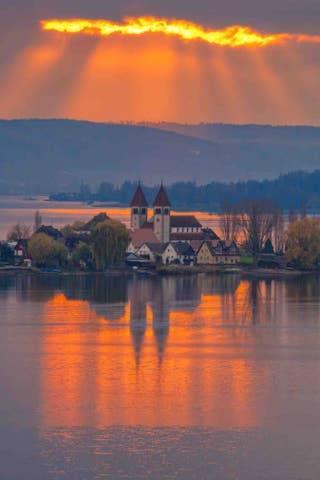Ferienwohnung Holl-Horn Gaienhofen  Bagian luar foto